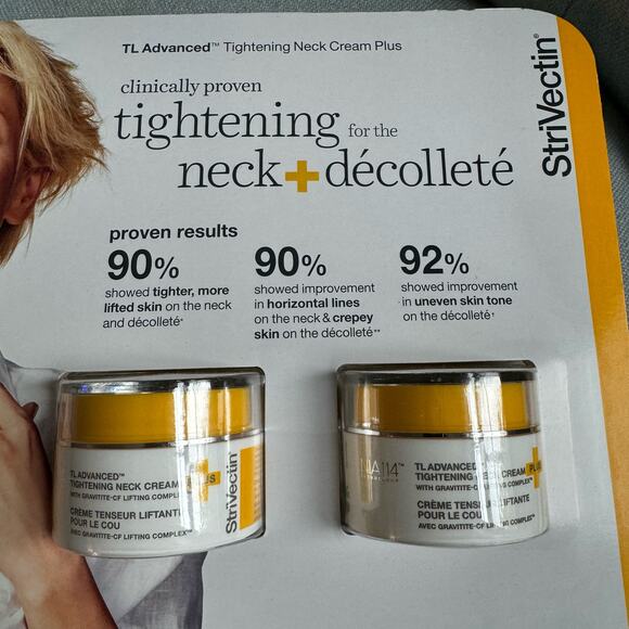 StriVectin TL Advanced Tightening Neck Cream Plus 1 oz, 2-pack New Sealed - Picture 4 of 5